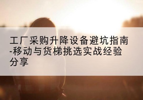 北仑移动式升降机怎么选-工厂采购升降设备避坑指南-移动与货梯挑选实战经验分享